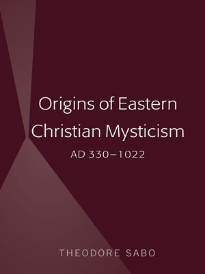cover image of Origins of Eastern Christian Mysticism